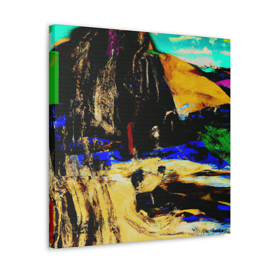 Mountain Dreamscape Abstract - Canvas