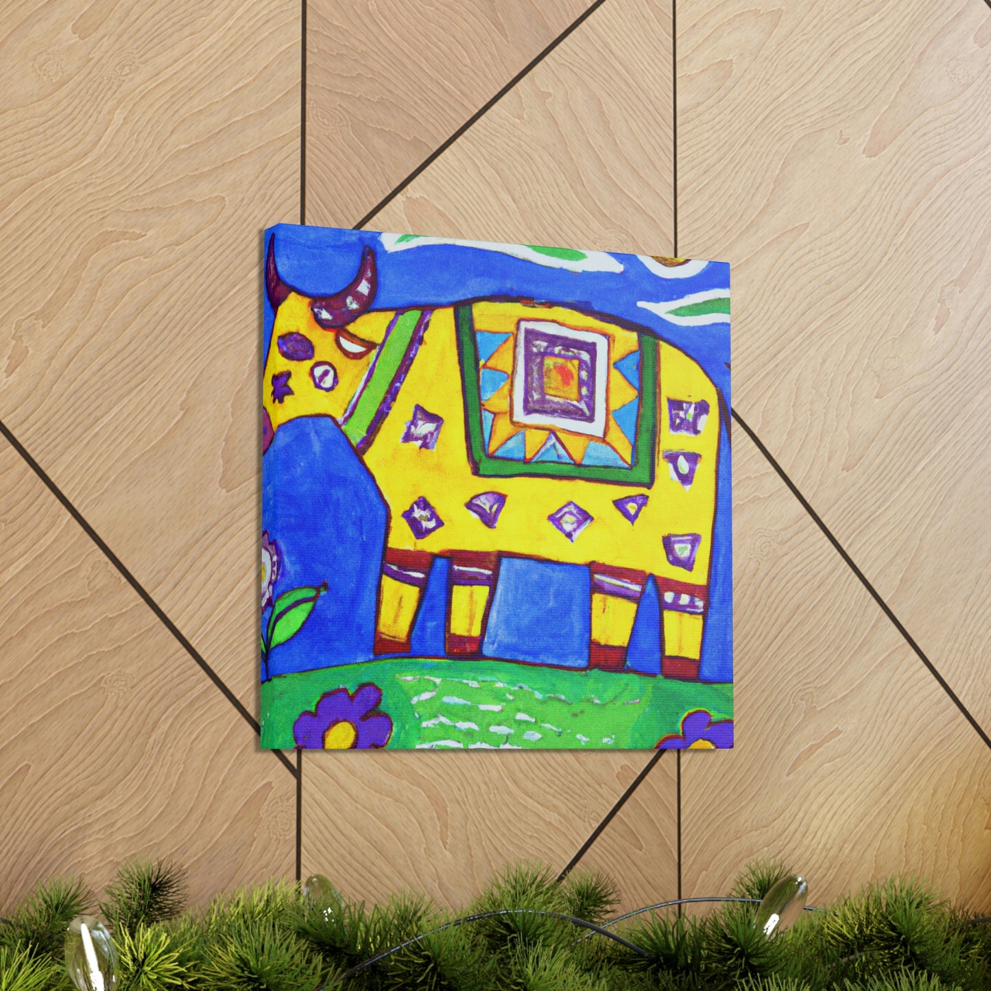 "Cows in a Meadow" - Canvas