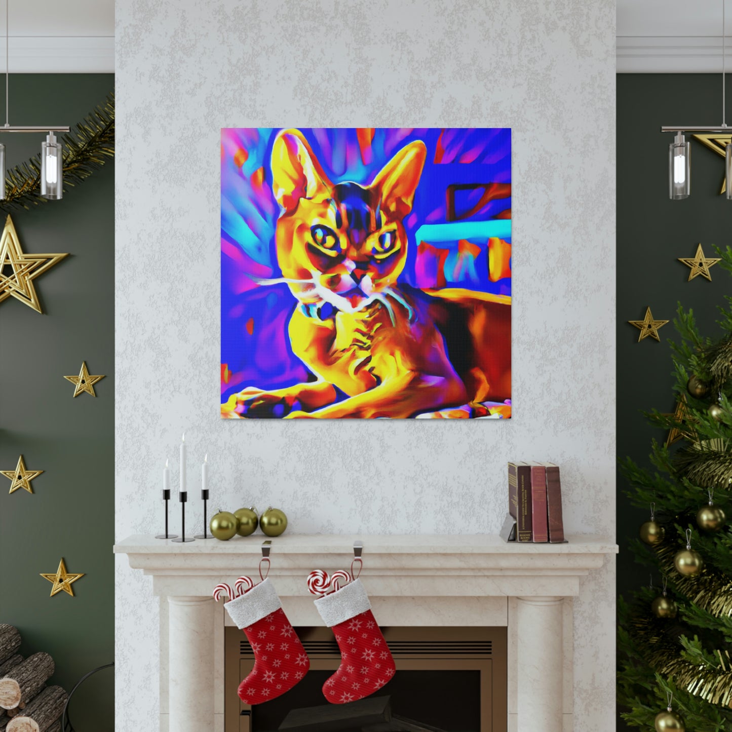 Abyssinian Pop Splendor - Canvas