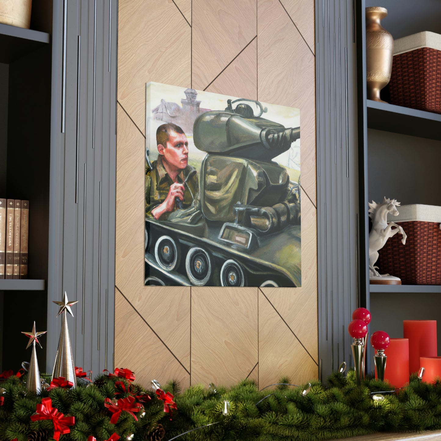 "Tank Operator Dreamscape" - Canvas