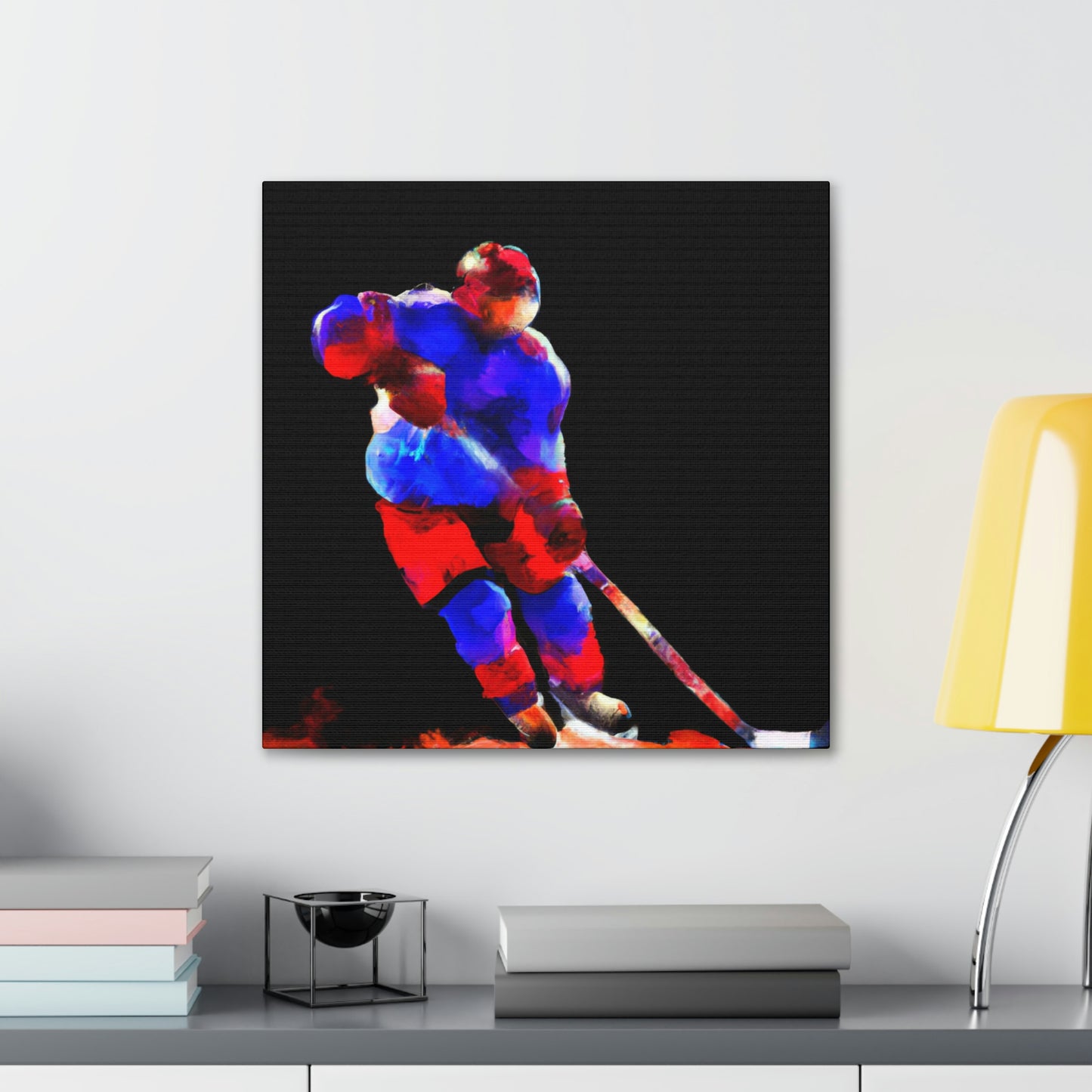 Hockey on Ice Art - Canvas