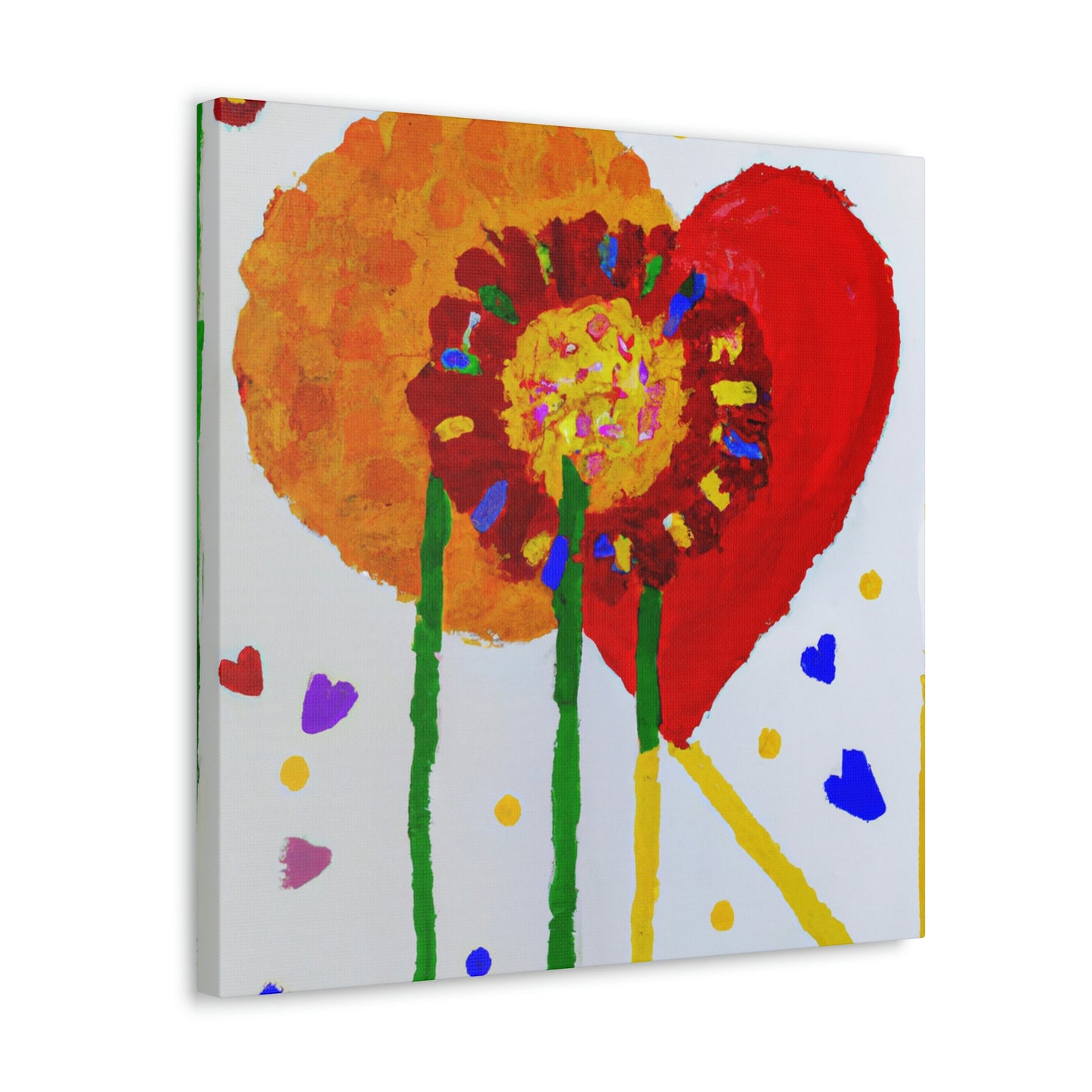 "Love Blooms Forever" - Canvas