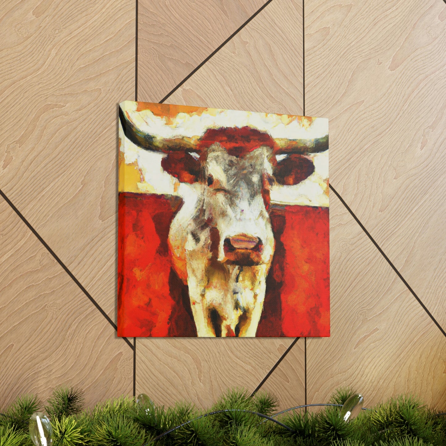 "Texas Longhorn Majesty" - Canvas