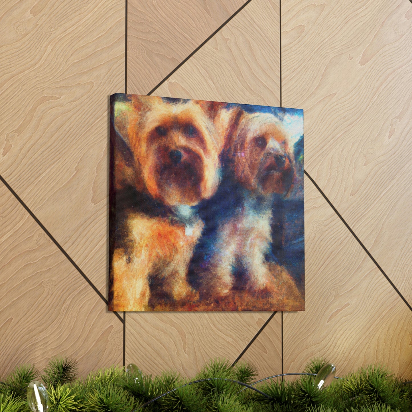 Puppy Love Impressionism - Canvas