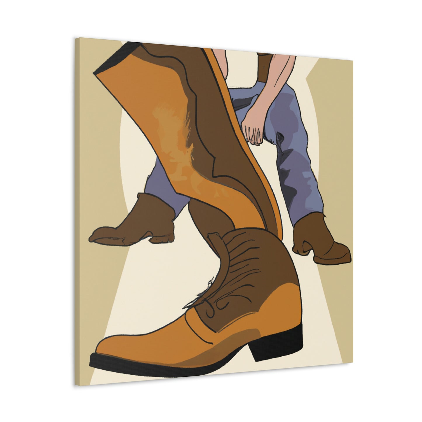 "Boots in Neoclassicism" - Canvas