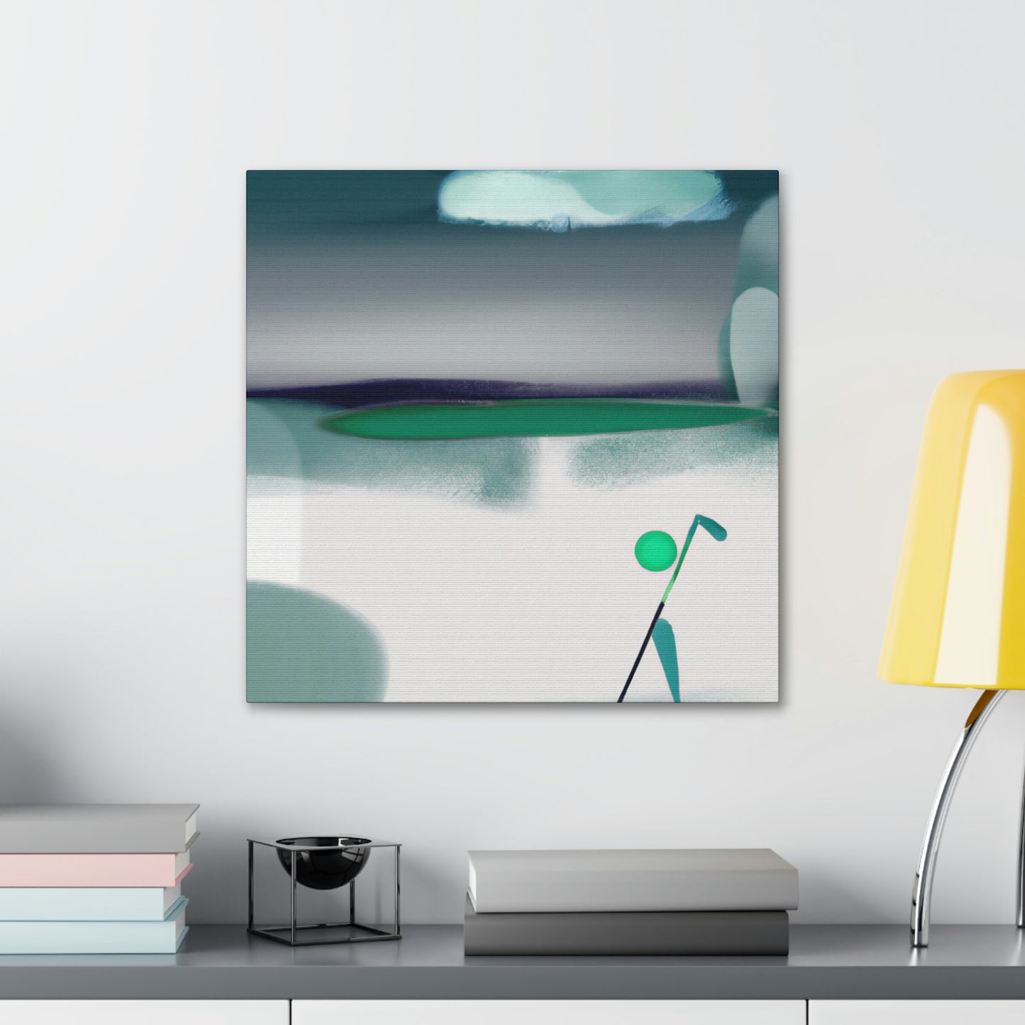 Golf in Abstract Form - Canvas