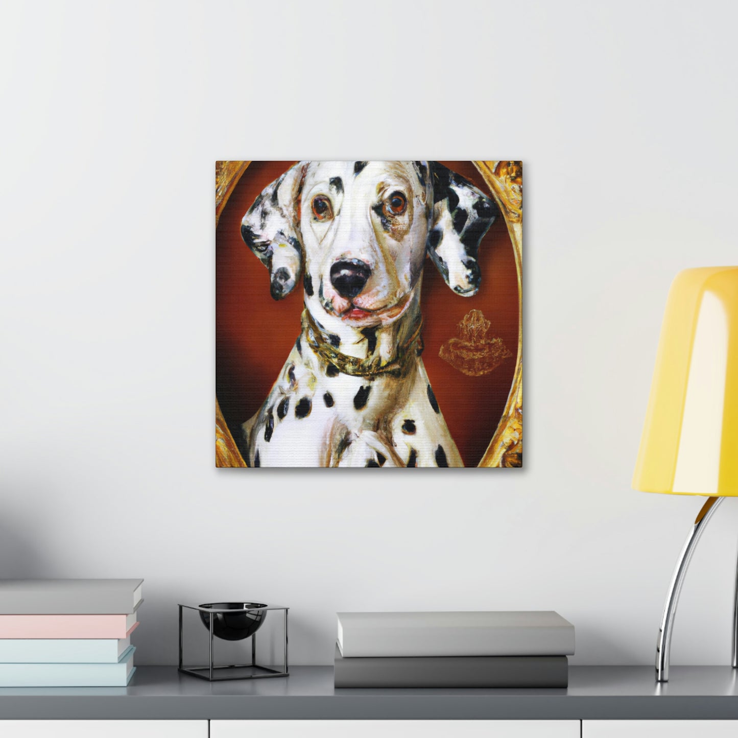 Dalmatian in Rococo - Canvas