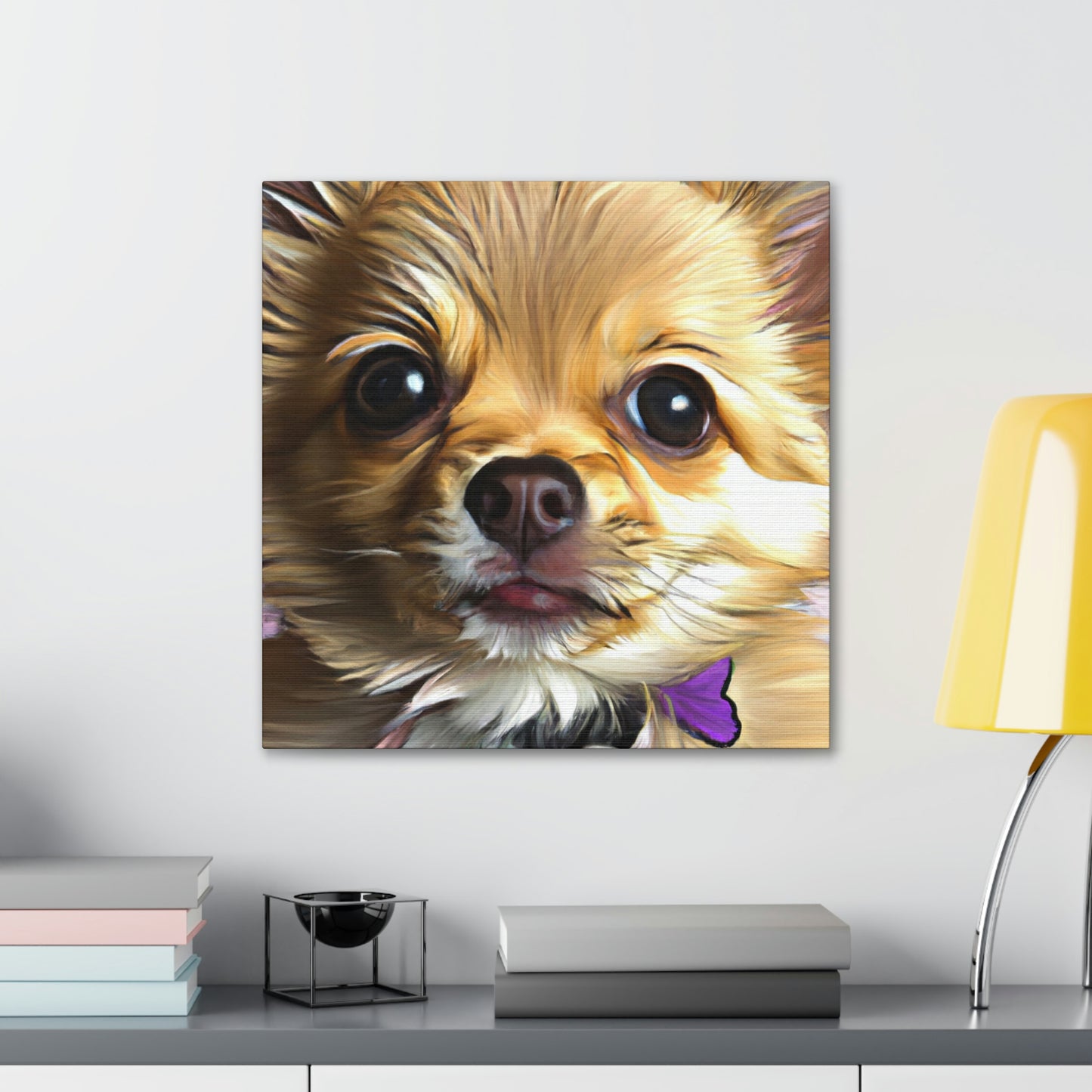 "Chihuahua in Deco". - Canvas