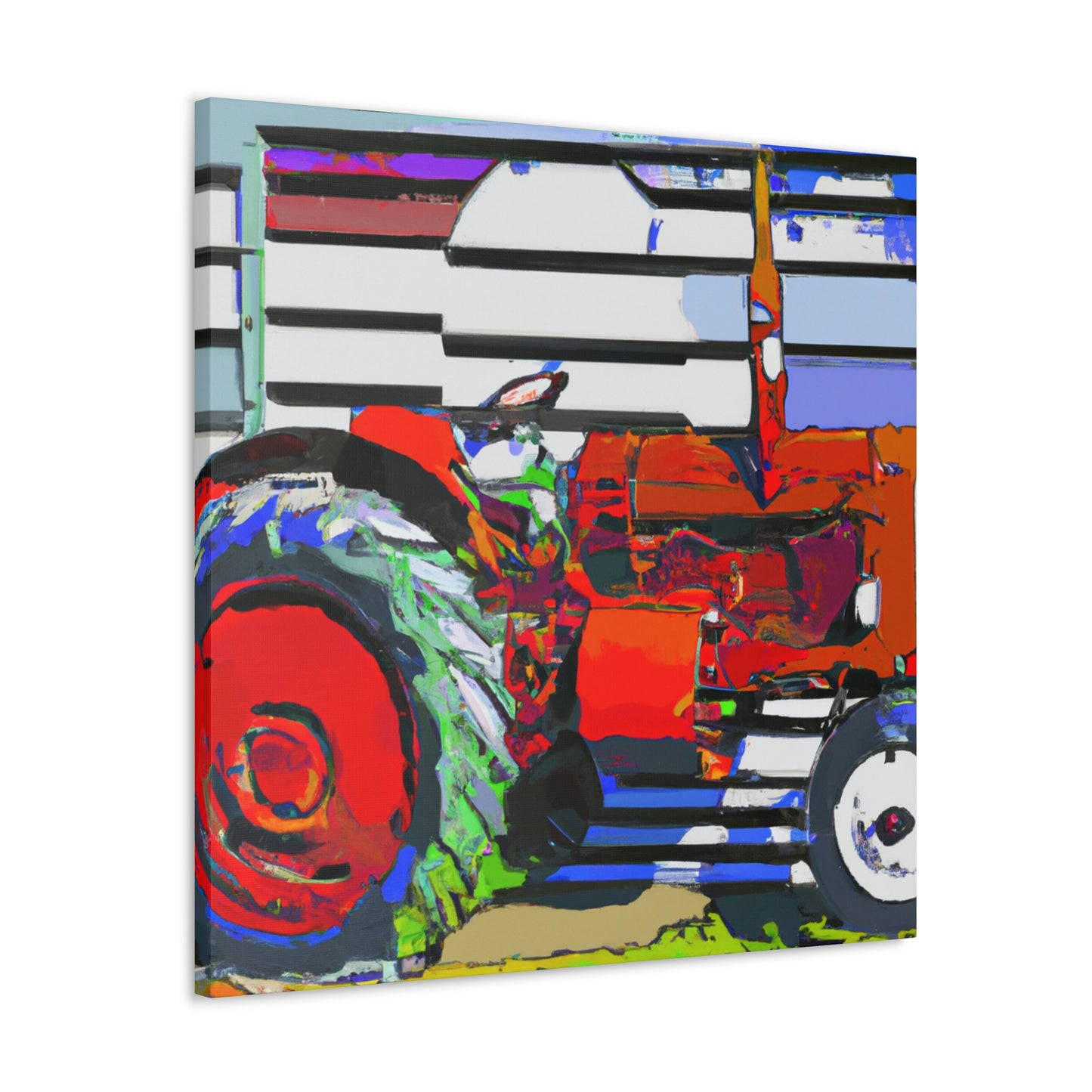 "Tractor of the Fields" - Canvas