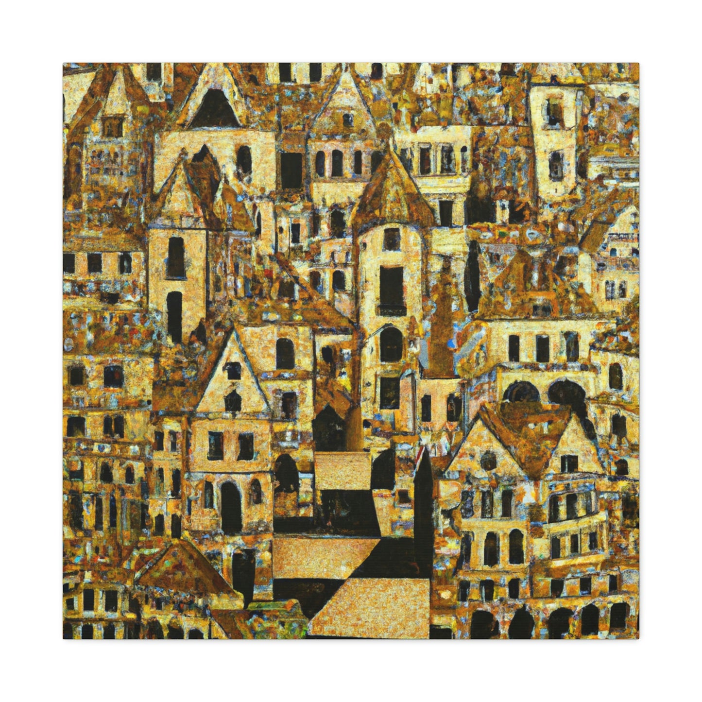 Tudor Garden Splendor - Canvas