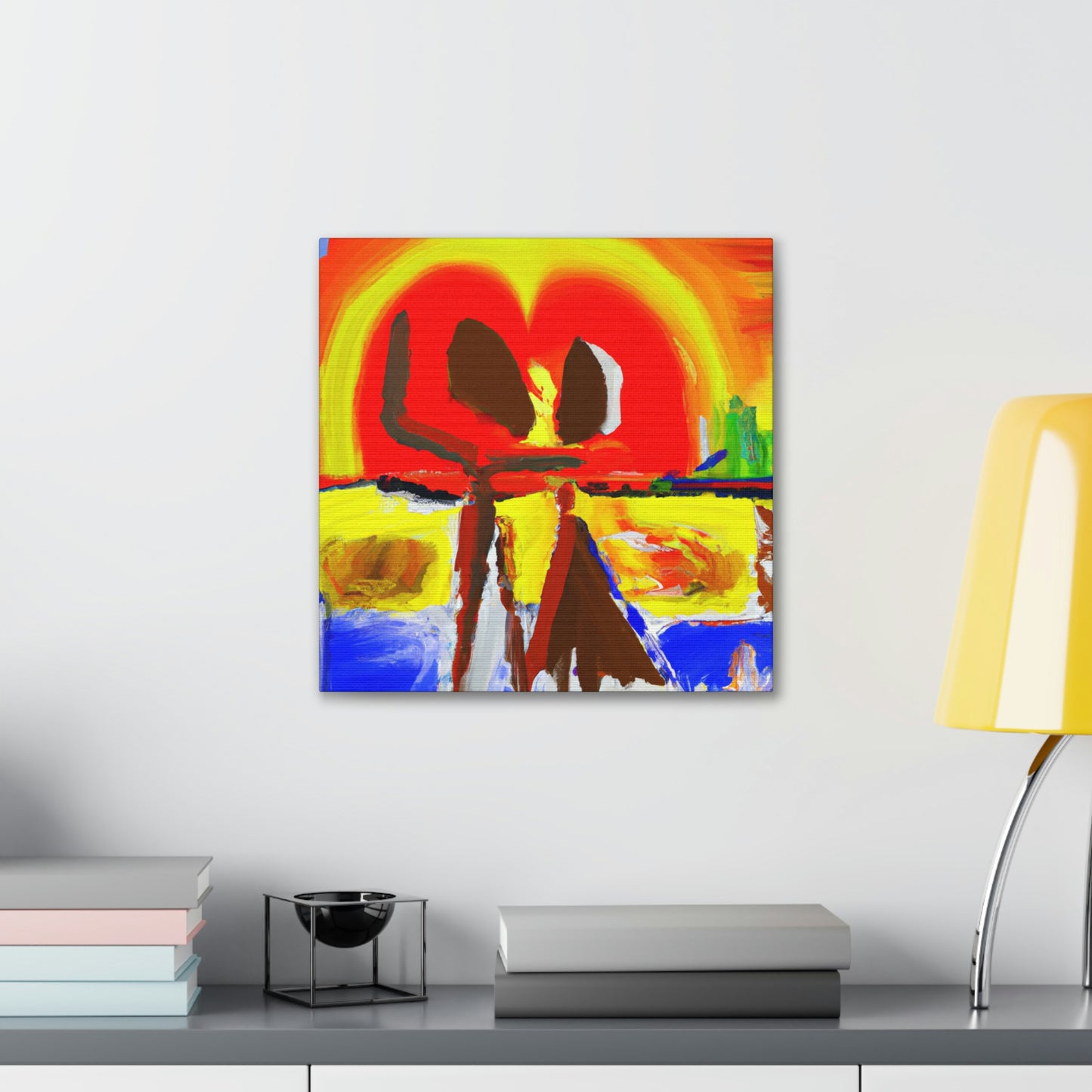 Love at Sunset - Canvas