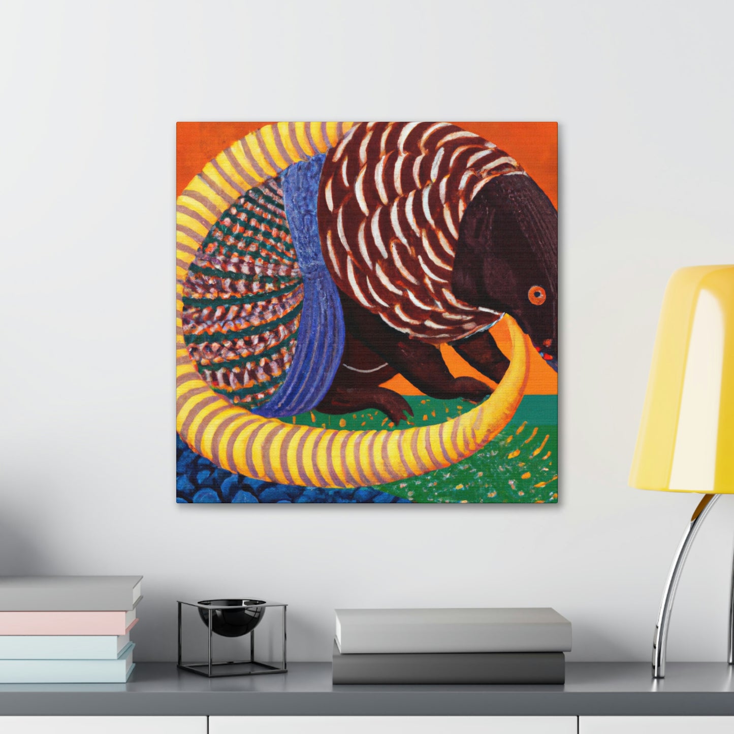 Gilded Pangolin Radiance - Canvas