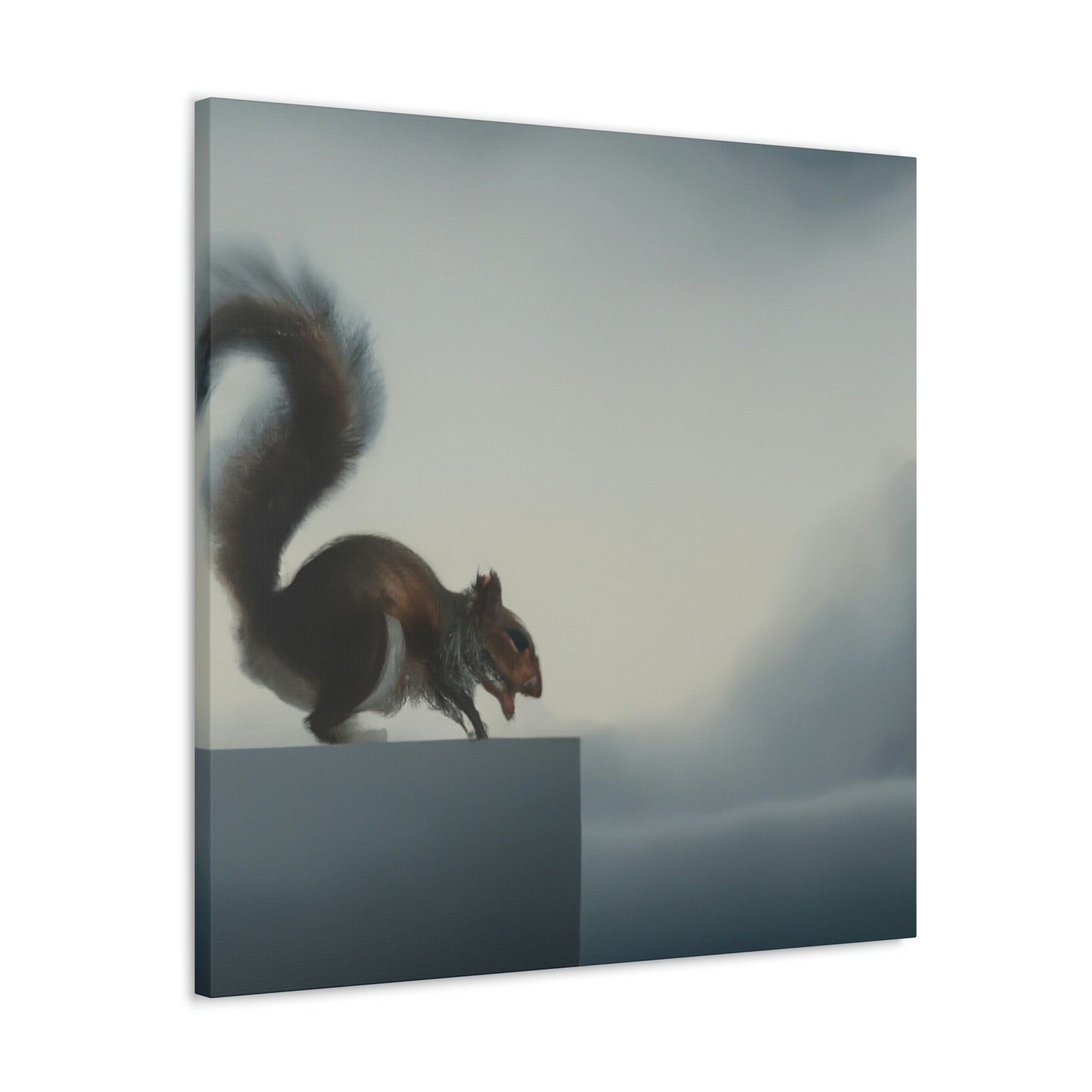 Squirrel's Morning Nuts - Canvas