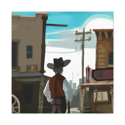 Old West Memories. - Canvas