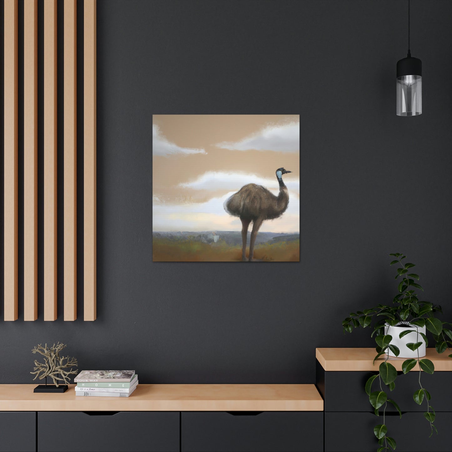 "Emu in Antiquity" - Canvas