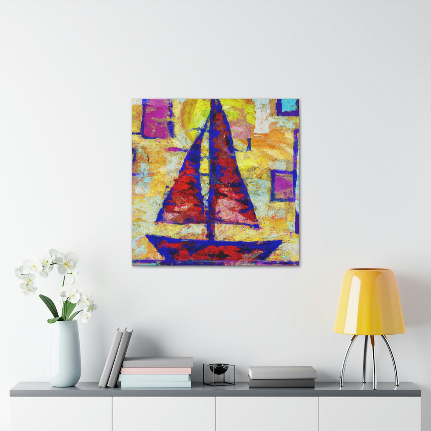 Sailboat on the Horizon - Canvas