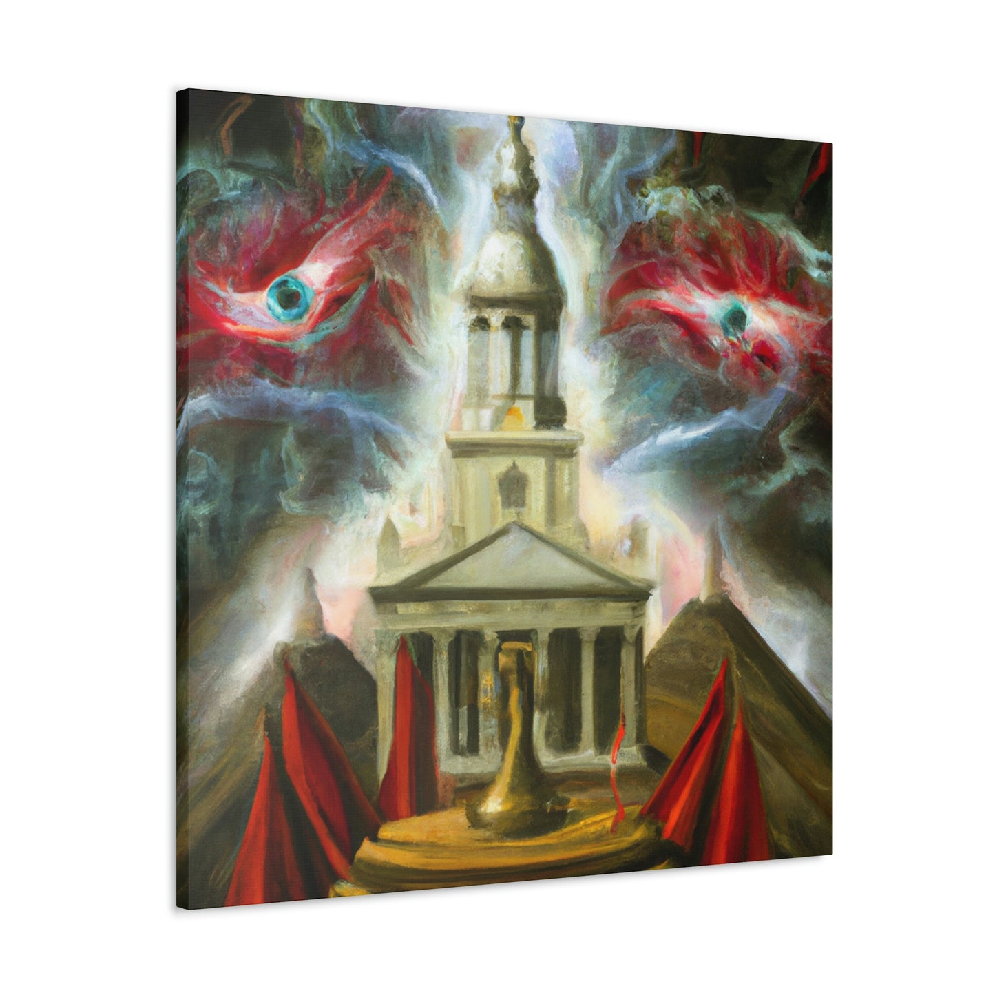 Independence Hall Surreal. - Canvas