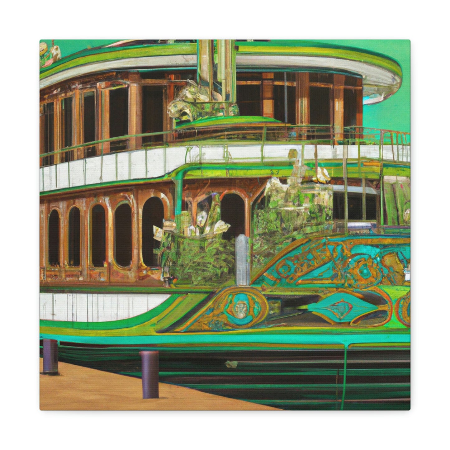 "1920s Pontoon Regatta" - Canvas