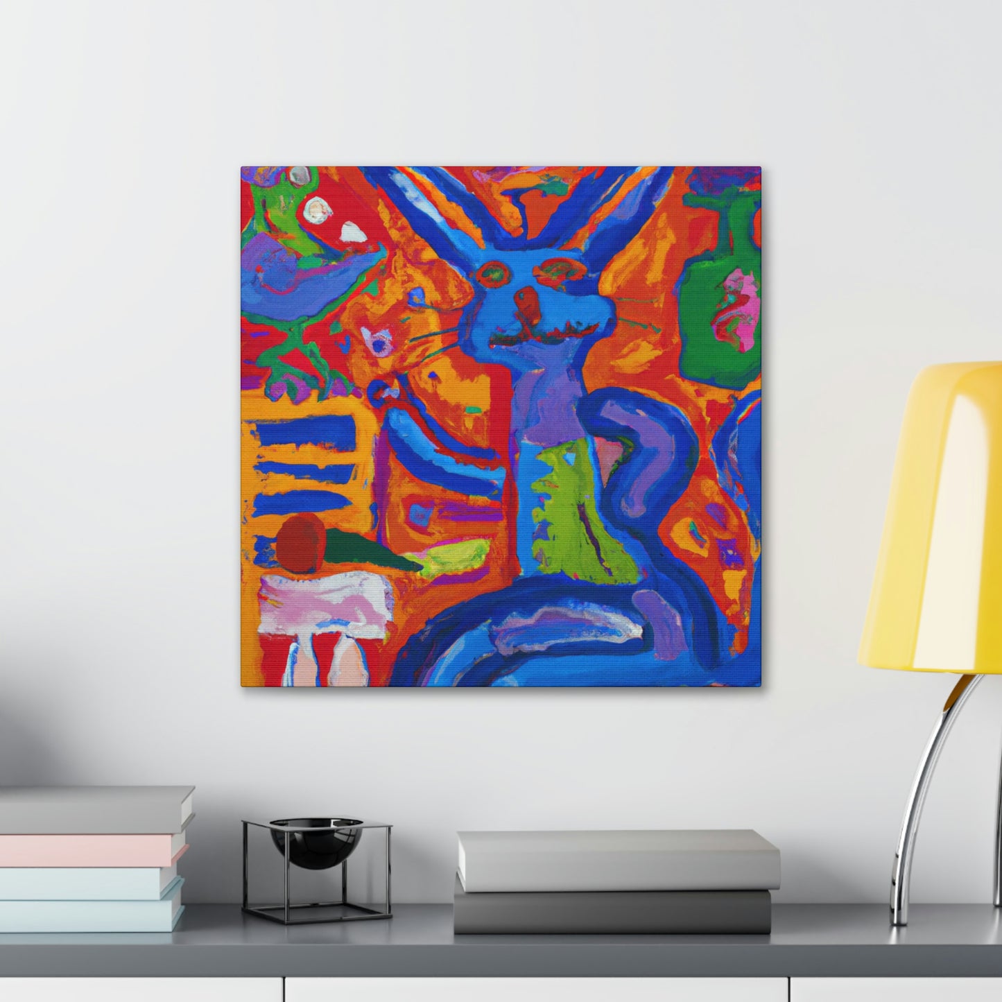 "Rabbit in Fauvism" - Canvas