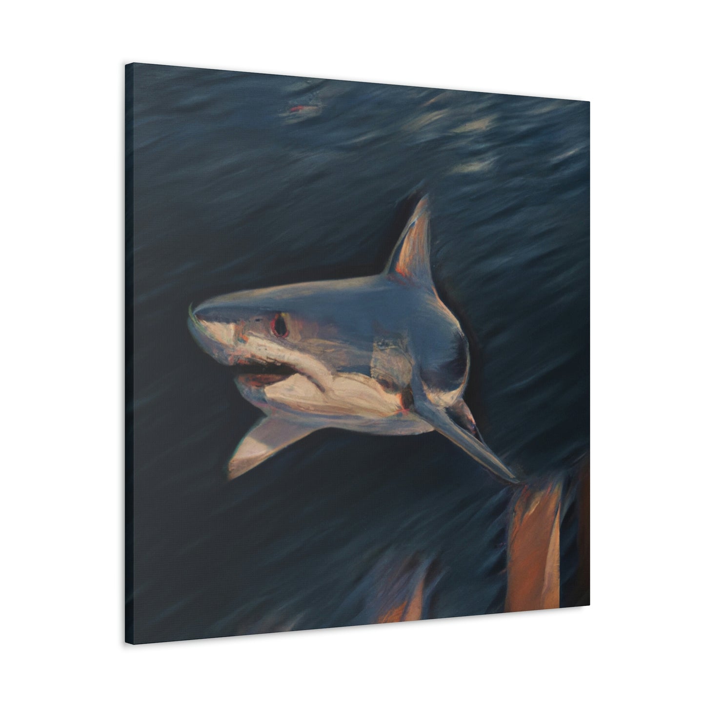 "Shark in the Ocean" - Canvas