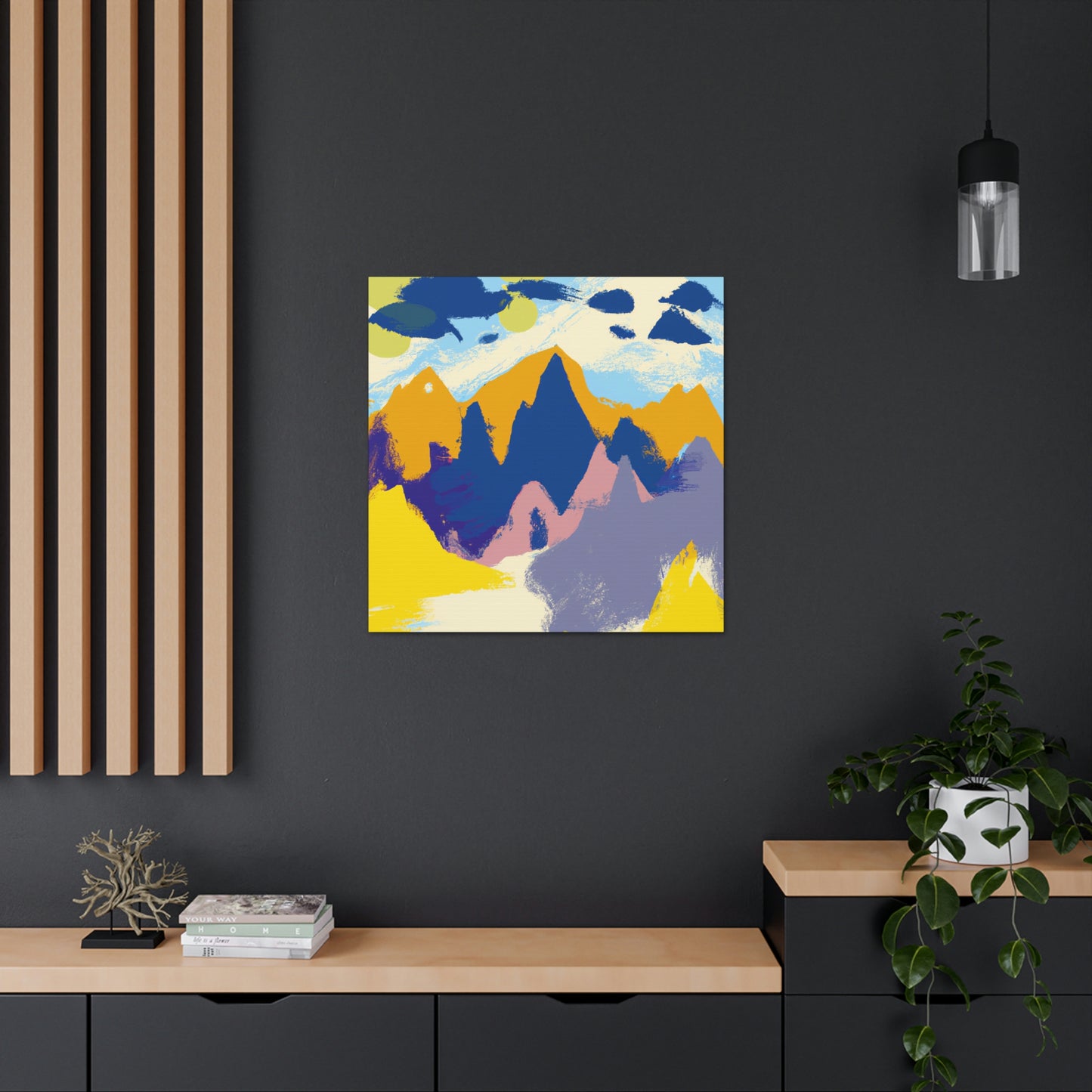 Majestic Mountain Vistas - Canvas