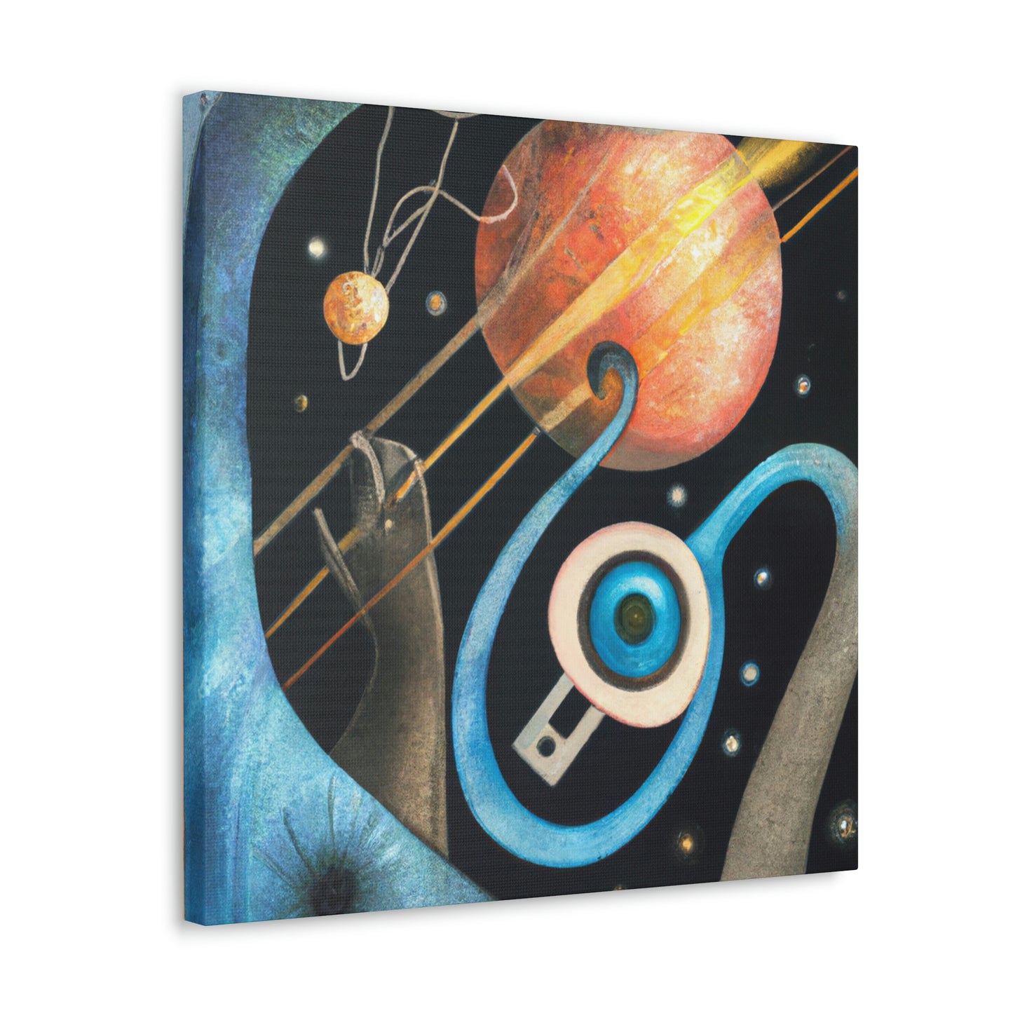 Pluto: Cosmic Deco - Canvas