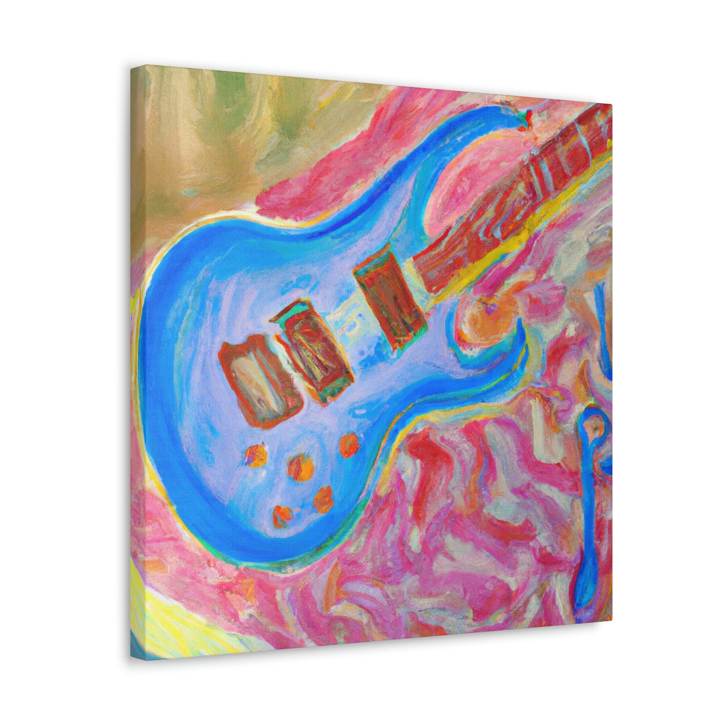 "Electric Guitar Triumphant" - Canvas