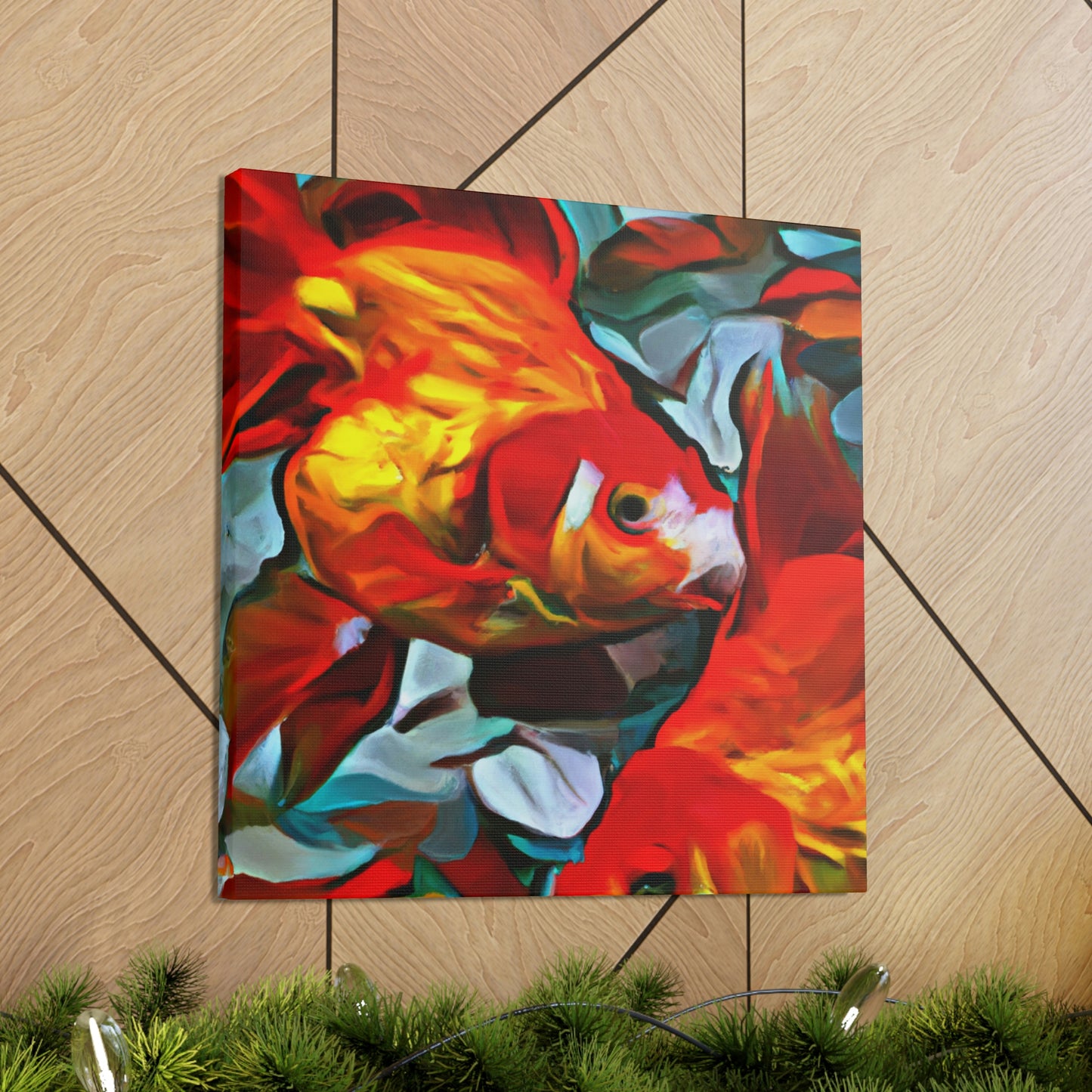 Golden Fish Dreaming - Canvas