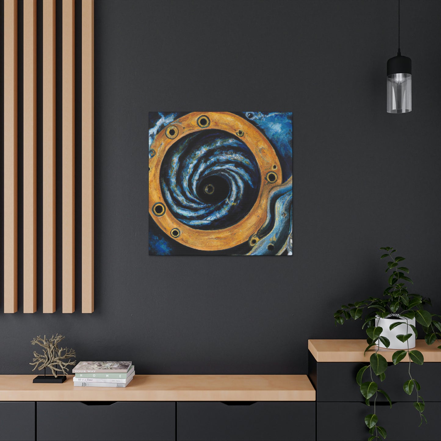 "Black Hole Splendor Awaits" - Canvas