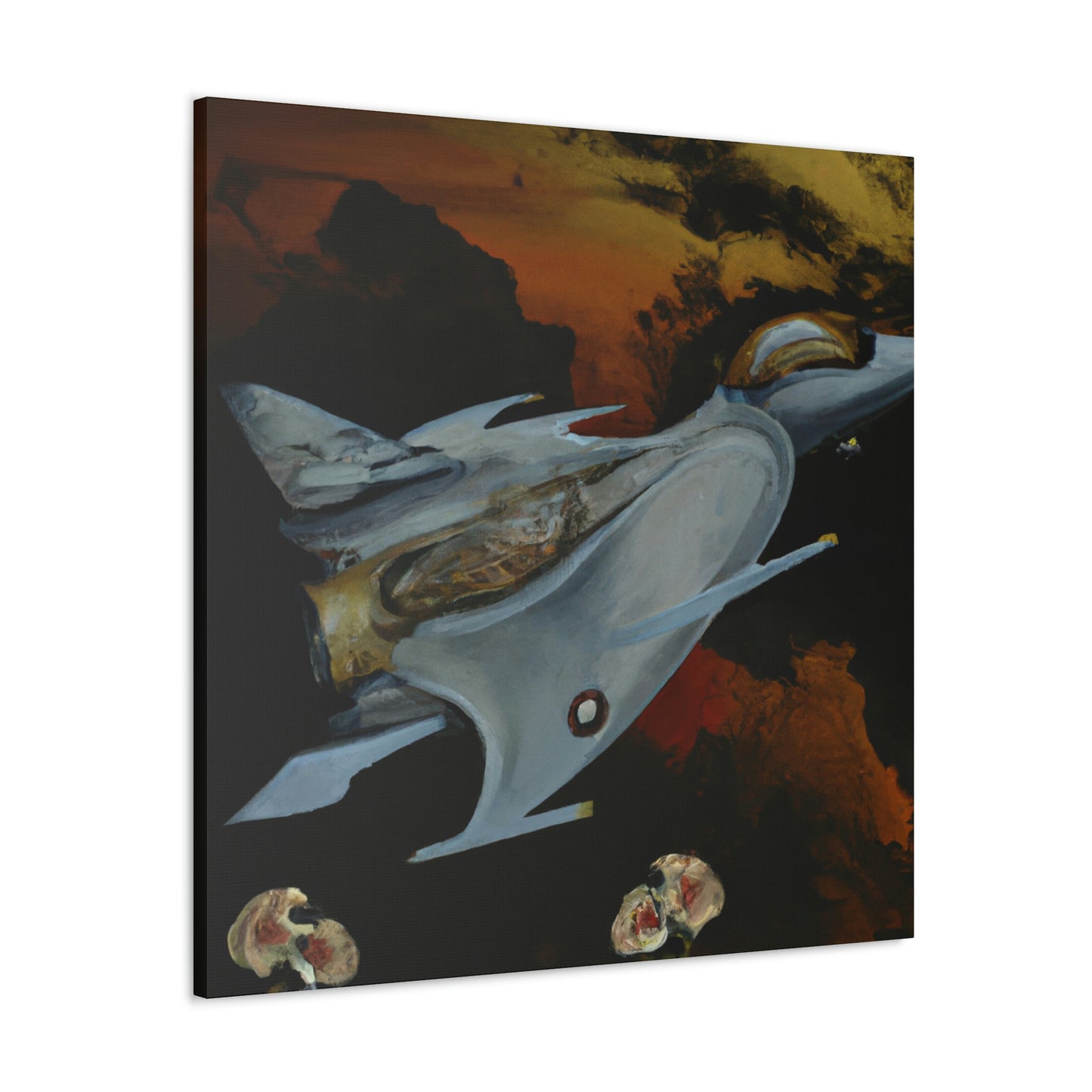 "Jet Fighter Dreamscape" - Canvas