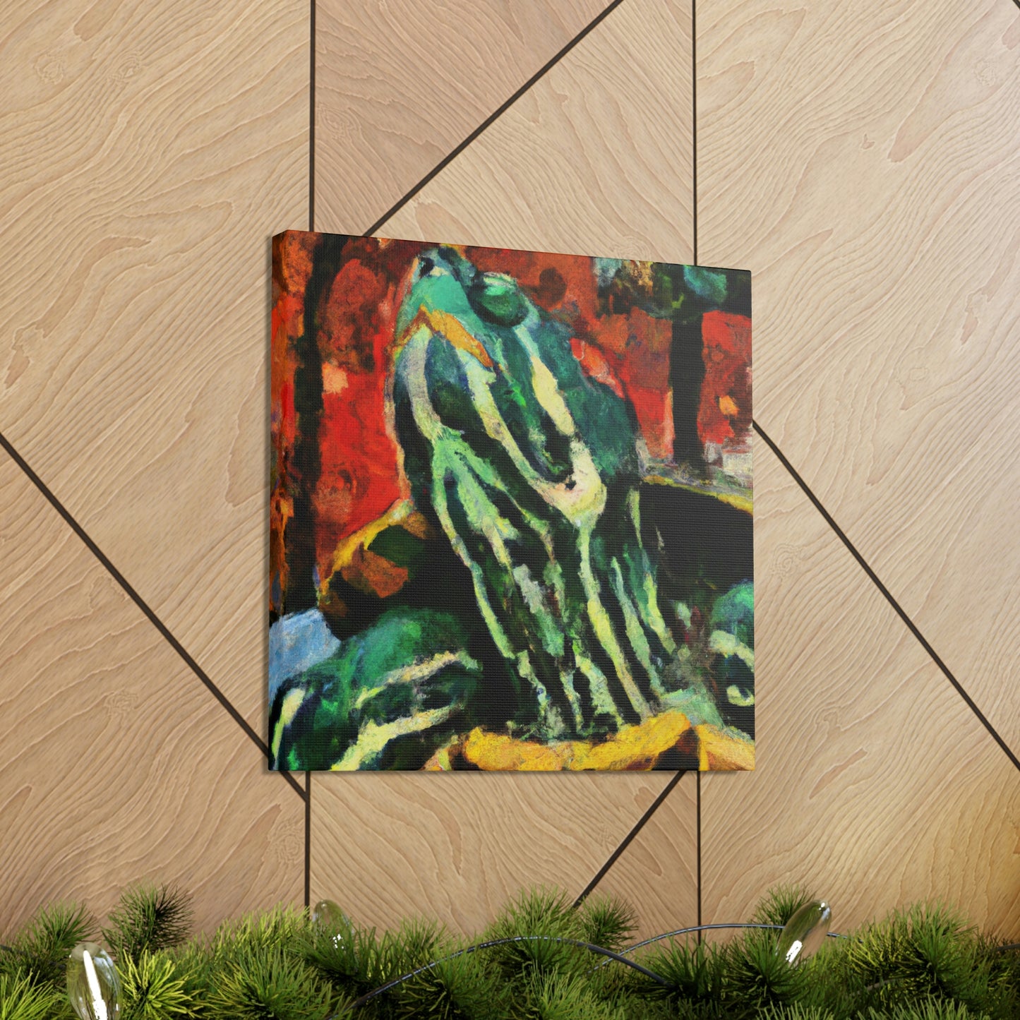 "Turtle in Expressionism" - Canvas