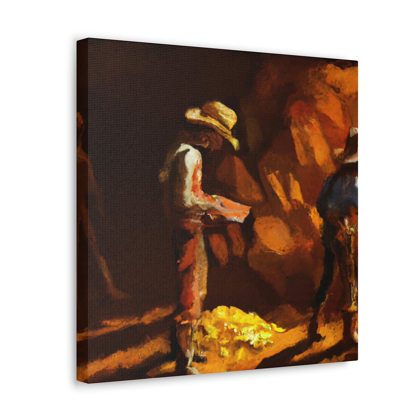 "Glimmer of Gold Mines" - Canvas