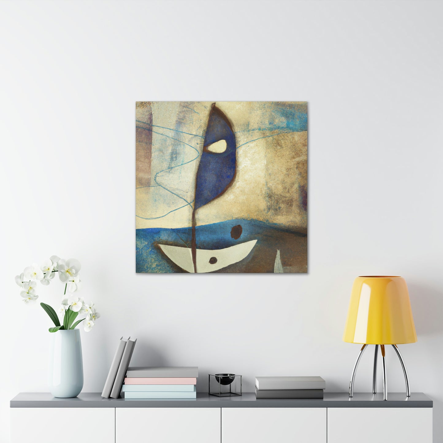 Sailing on Blue Waves - Canvas