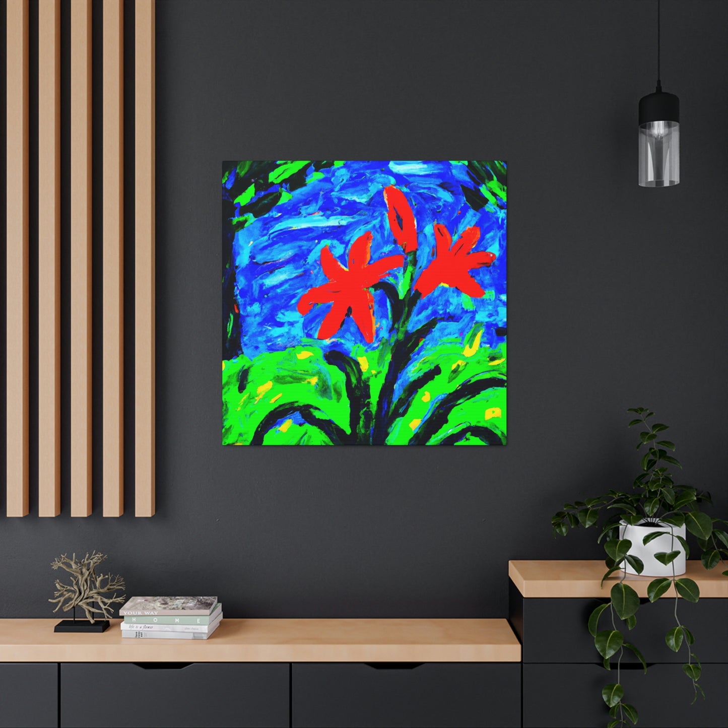 Lily in Expressionism - Canvas