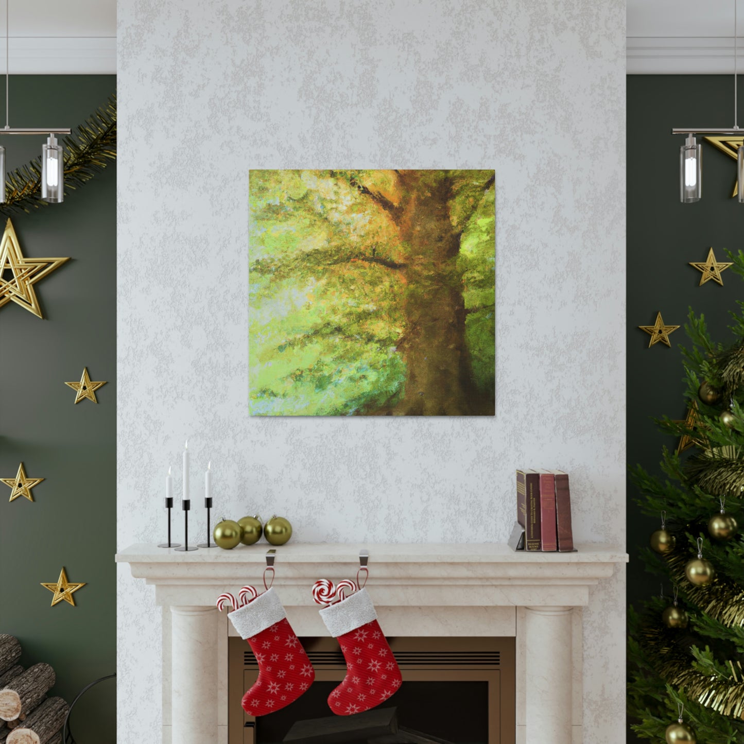 "Beech Tree Labyrinth Dream" - Canvas