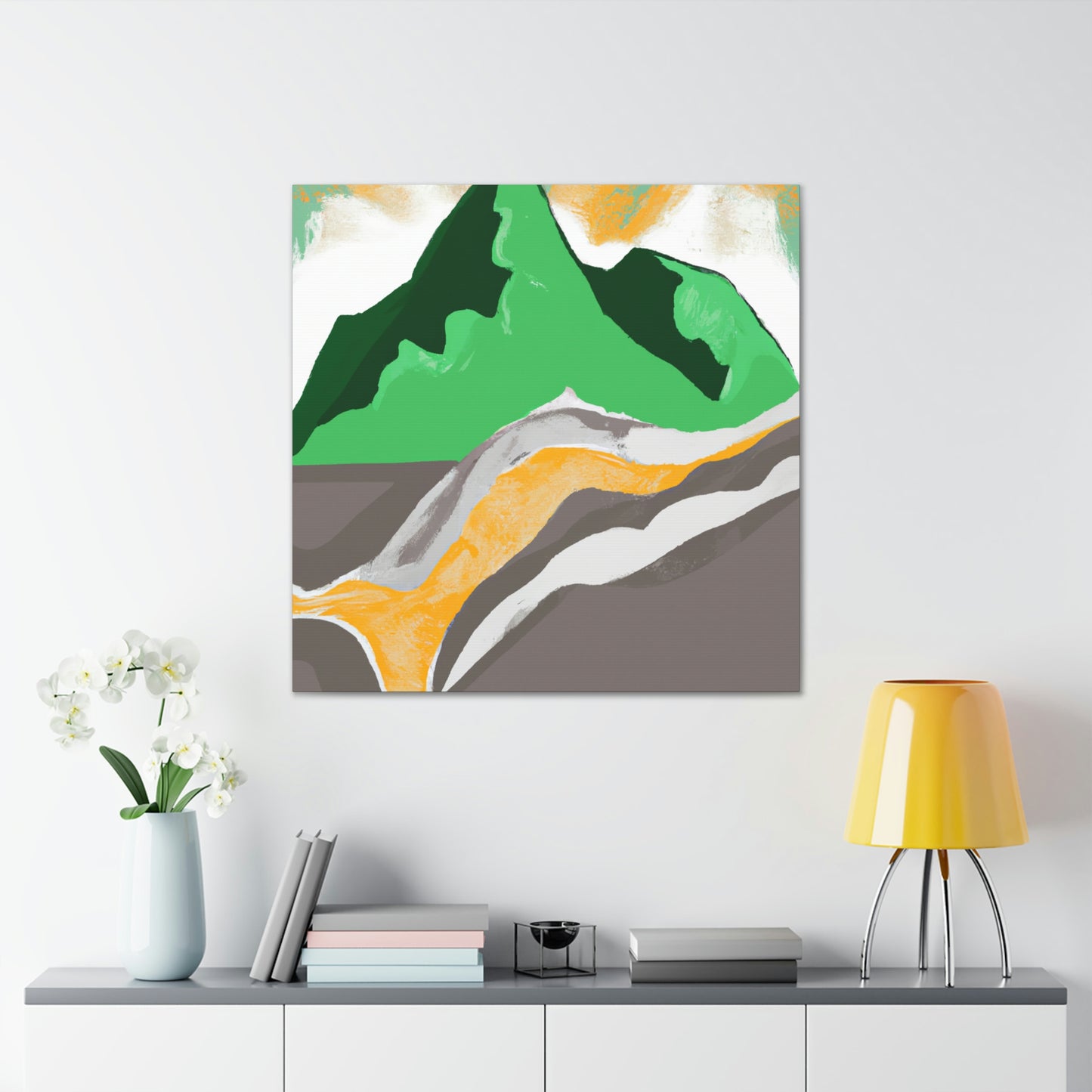 Mountain Majesty Ablaze - Canvas