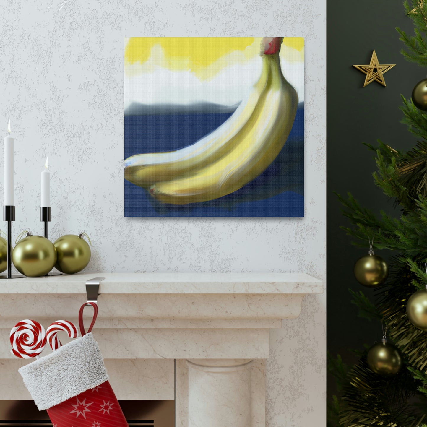 "Bananna's Neoclassical Delight" - Canvas