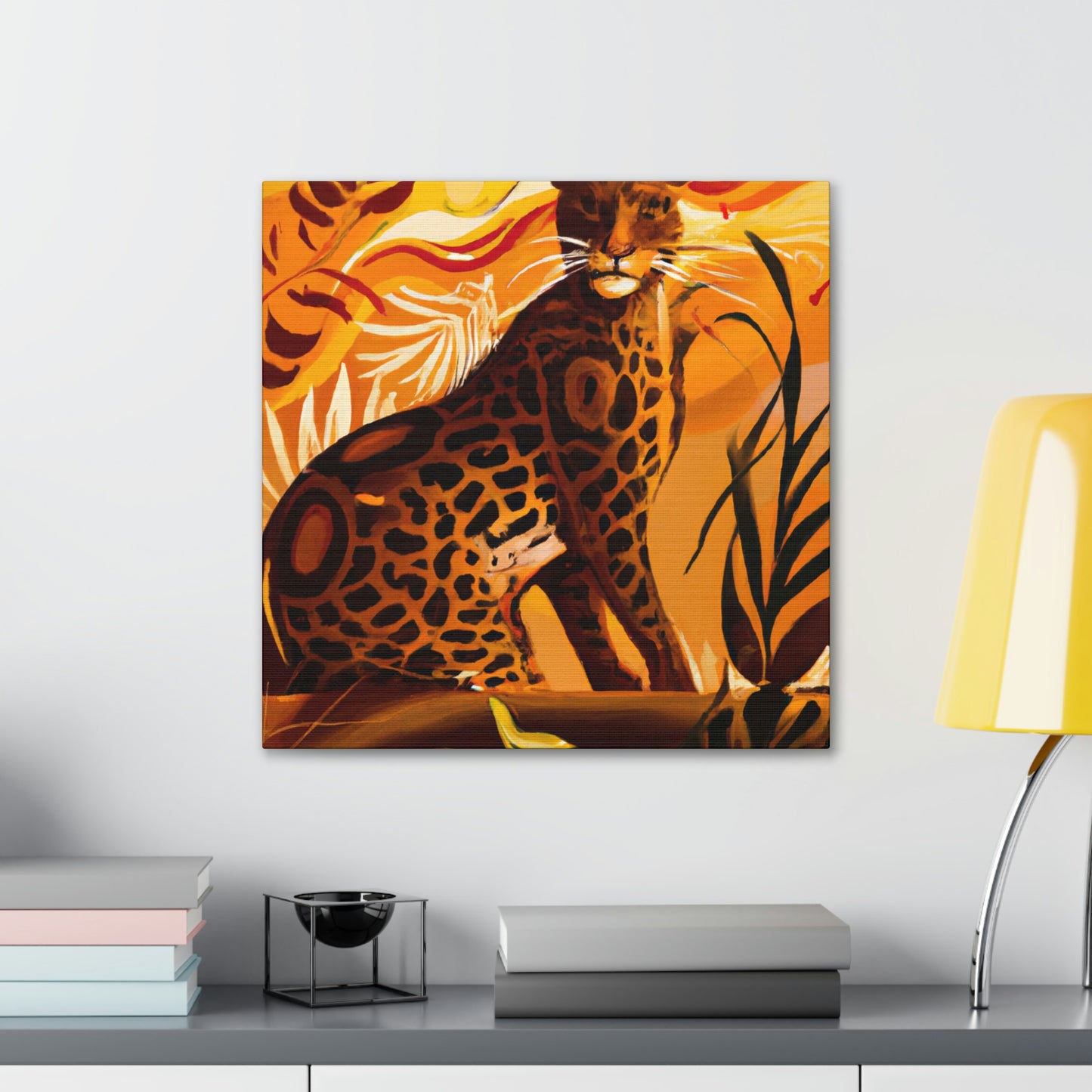 "Leopard in the Jazz Age" - Canvas