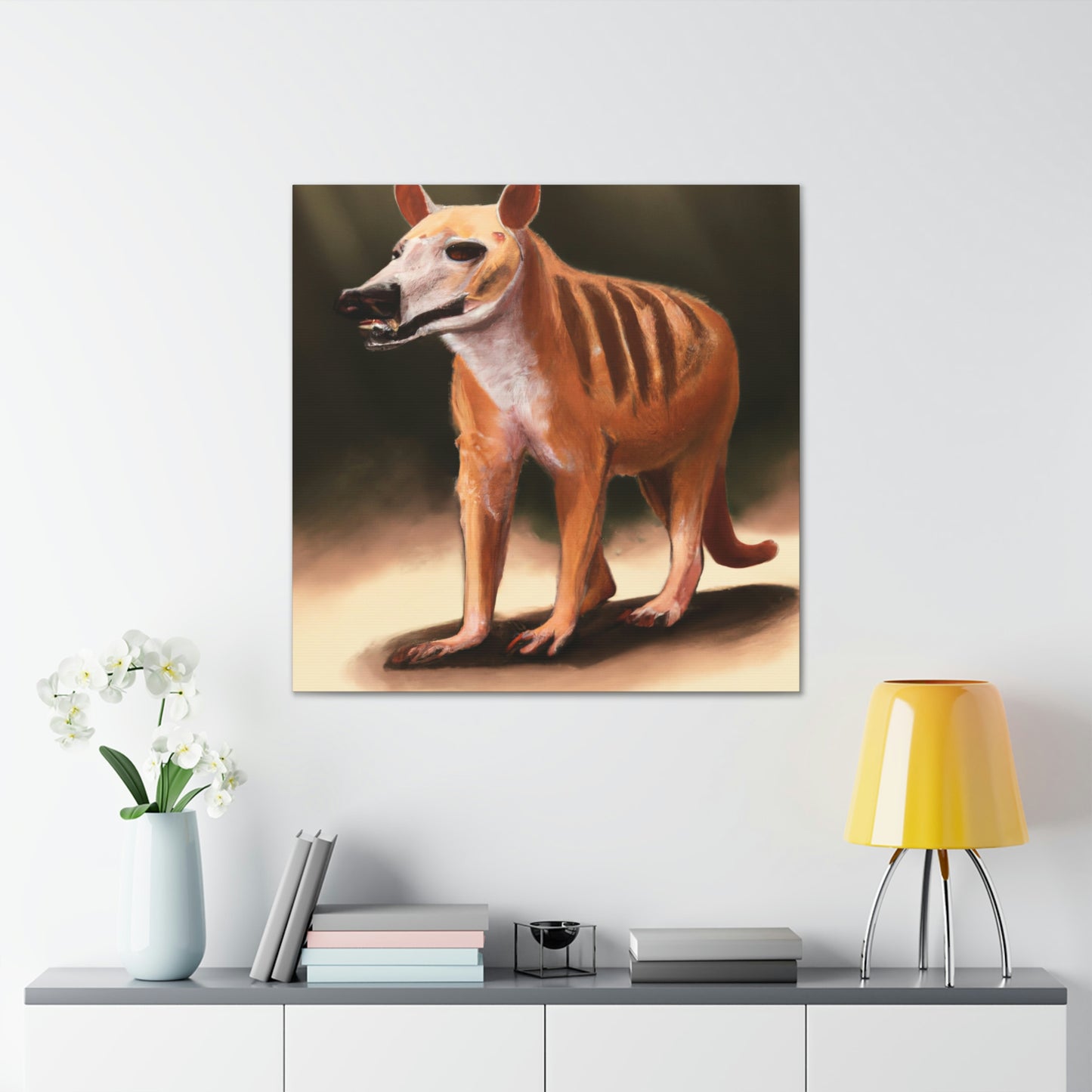 "The Tasmanian Tiger Awakens" - Canvas