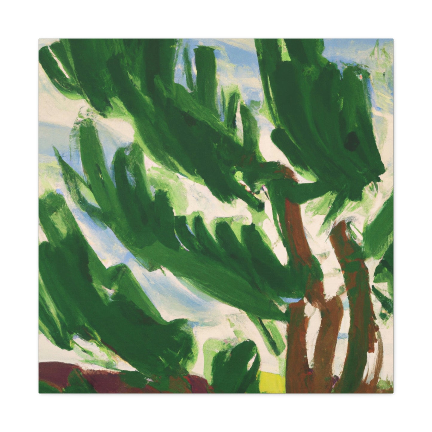 Pines in Expressionism - Canvas