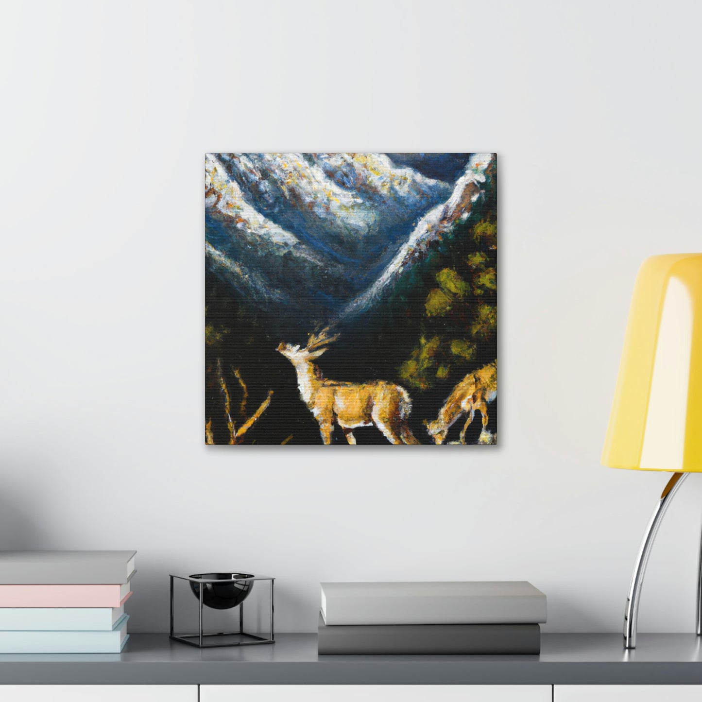 “Deer In Expressionism” - Canvas