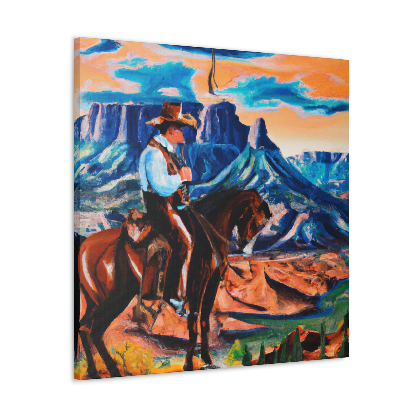 Saddle in Splendor - Canvas