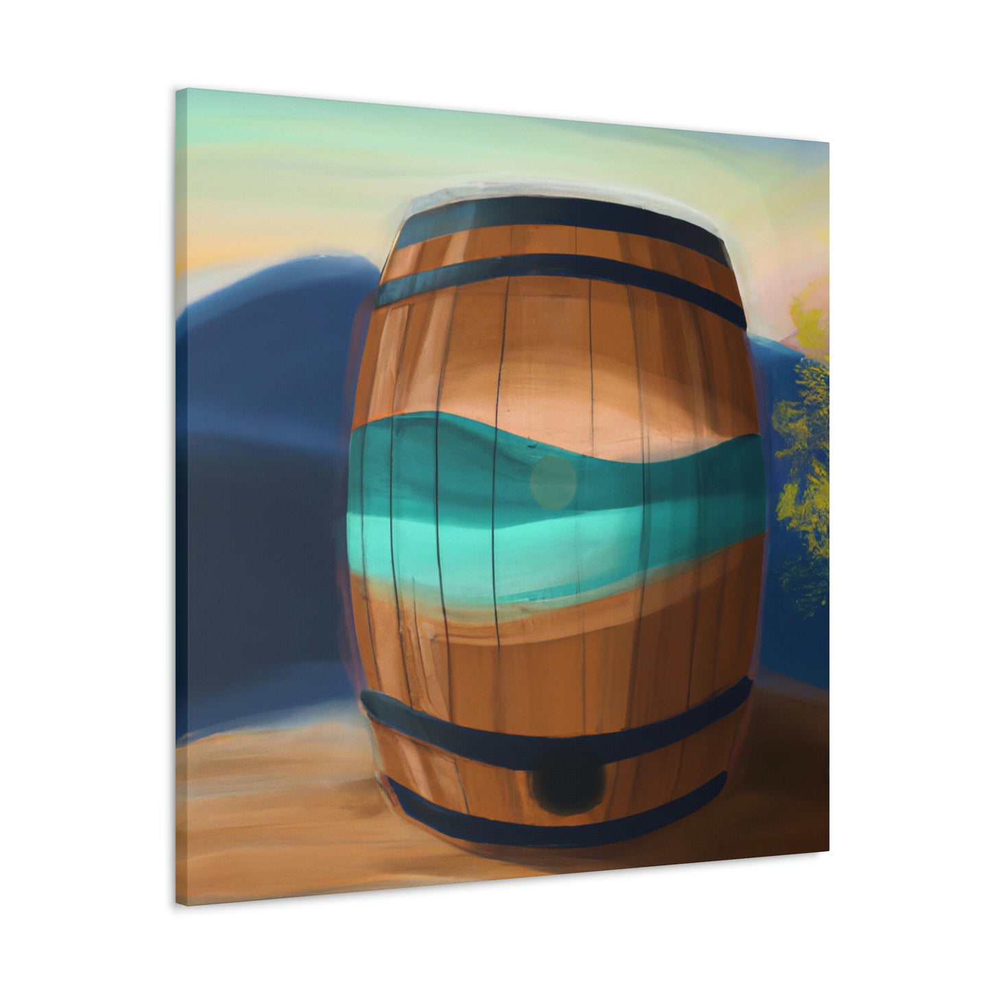 "Whiskey Barrell Nocturne" - Canvas