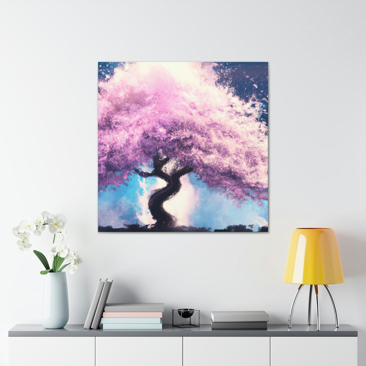 "Cherry Blossom Wonderment" - Canvas