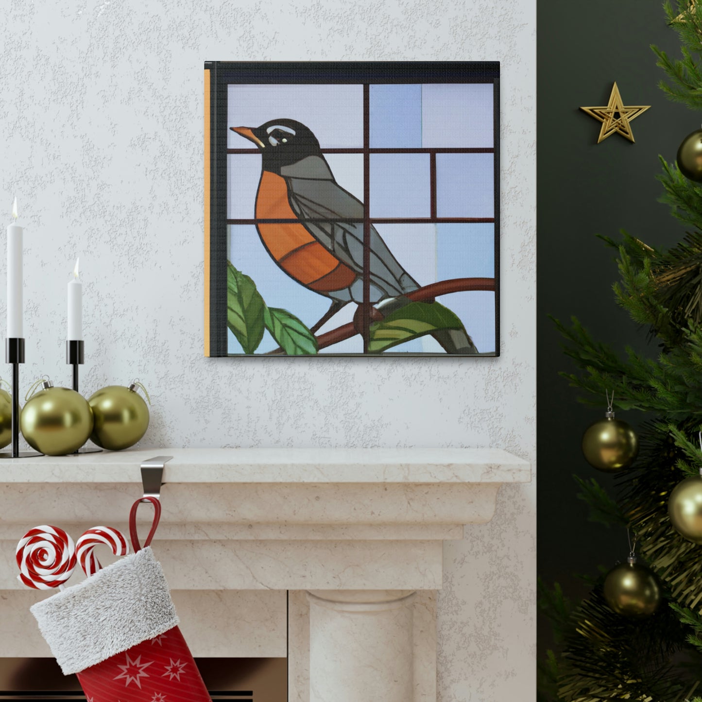 A Robin's Jazz Dance - Canvas