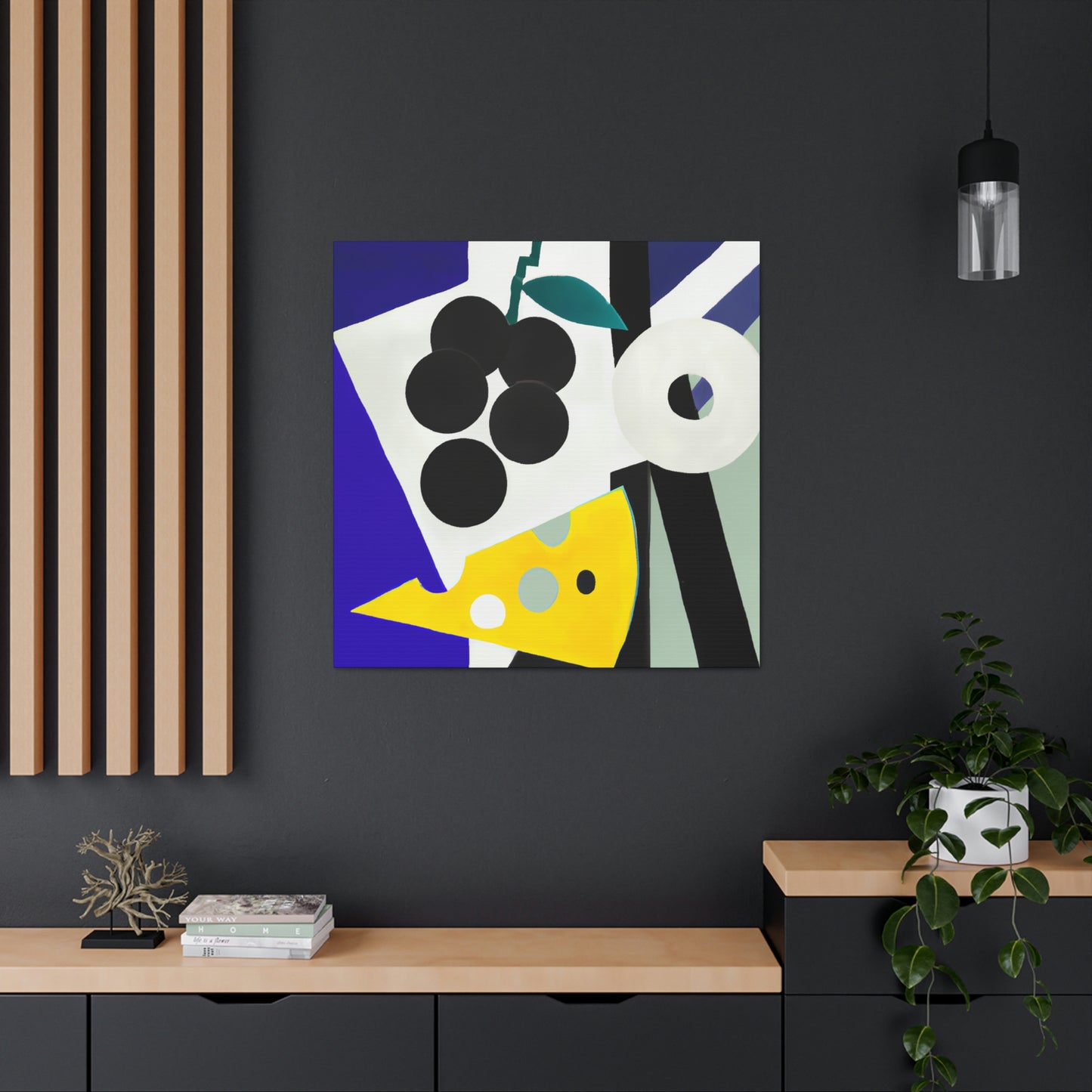 Cheese and Grapes Abound - Canvas