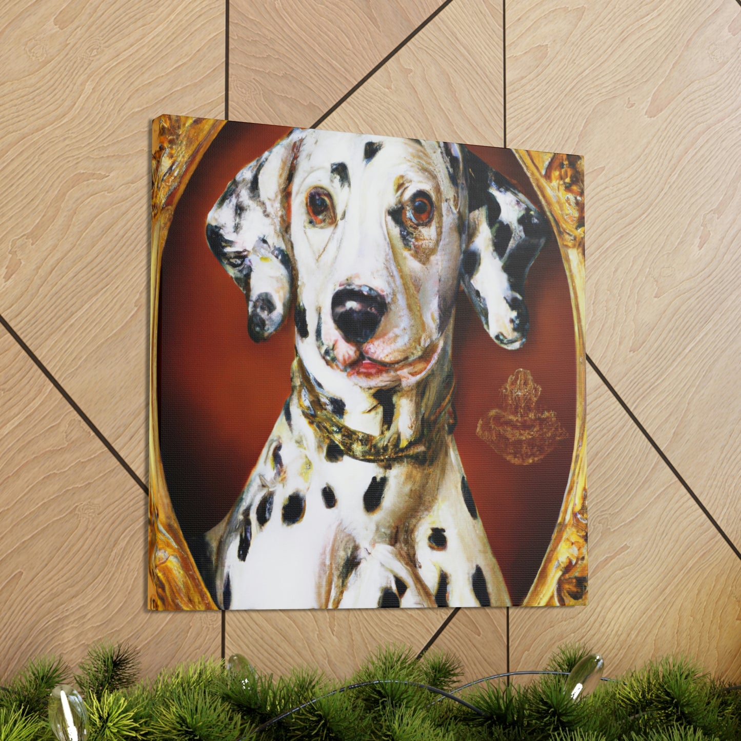 Dalmatian in Rococo - Canvas