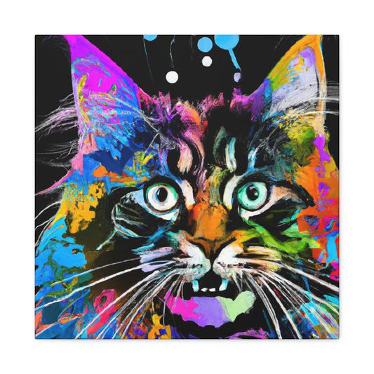 "Maine Coon Pop Art" - Canvas