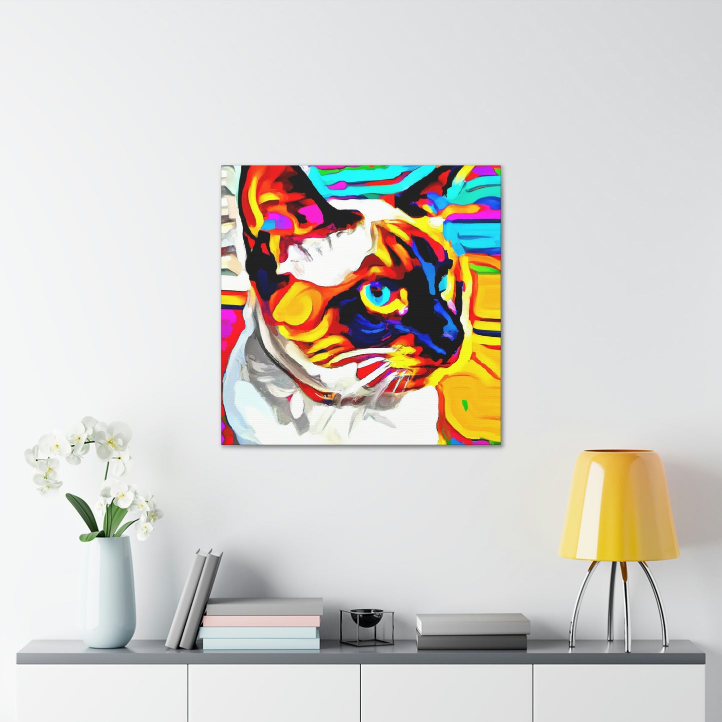 Siamese in Impressionism - Canvas