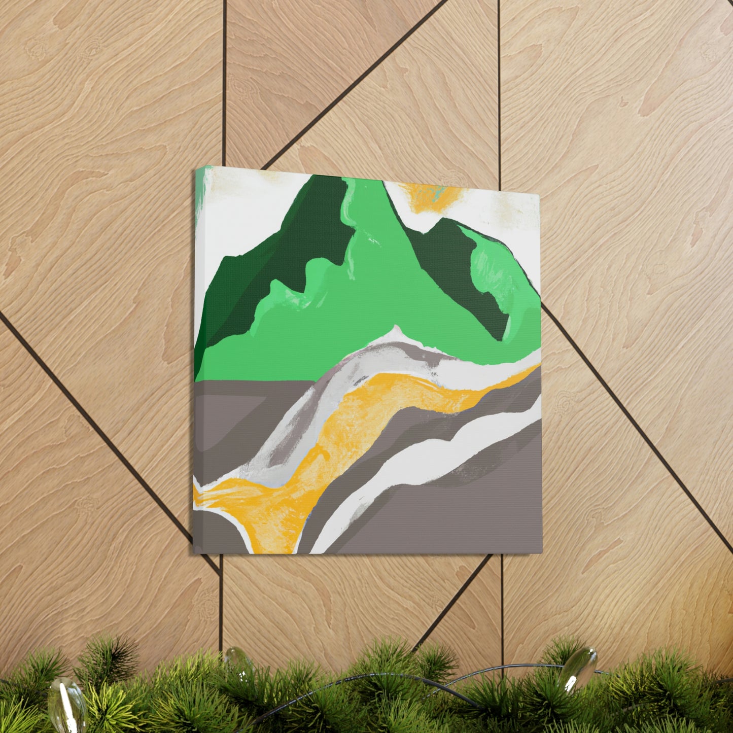 Mountain Majesty Ablaze - Canvas